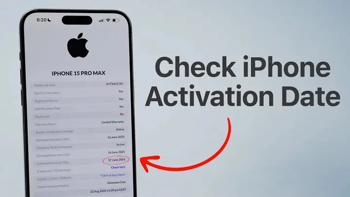 Cách Xem Ngày Active Iphone
