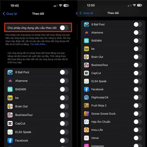 Cách Xóa Theo Dõi Trên Iphone