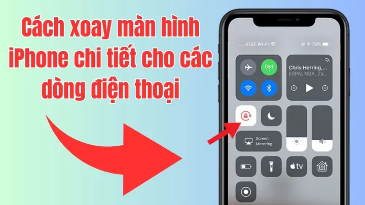 Cách Xoay Màn Hình Iphone