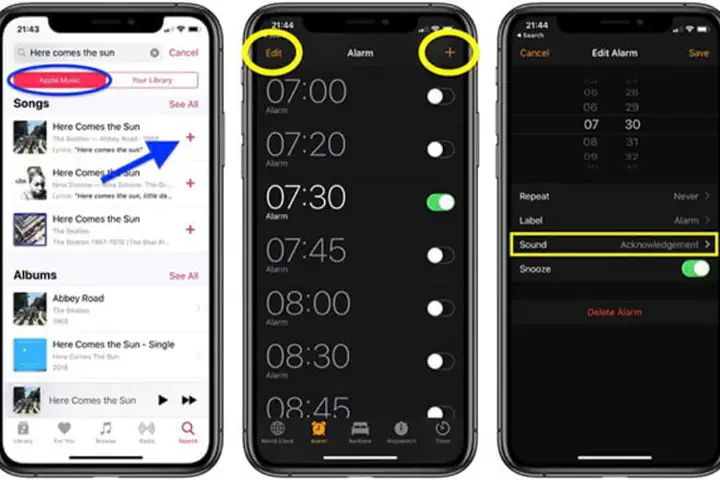 Cài Chuông Báo Thức Iphone