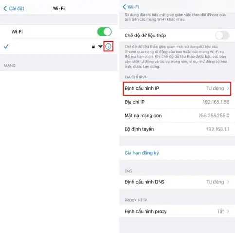 Cài Đặt Ip Tĩnh Cho Iphone
