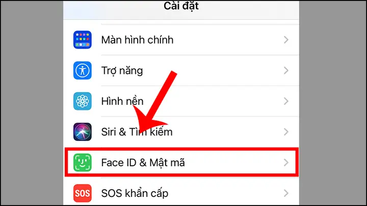 Cài Đặt Mật Khẩu Iphone