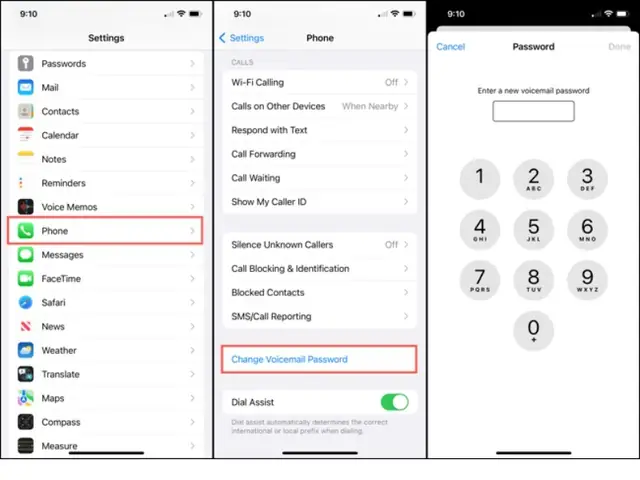 Cài Đặt Thư Thoại Trên Iphone