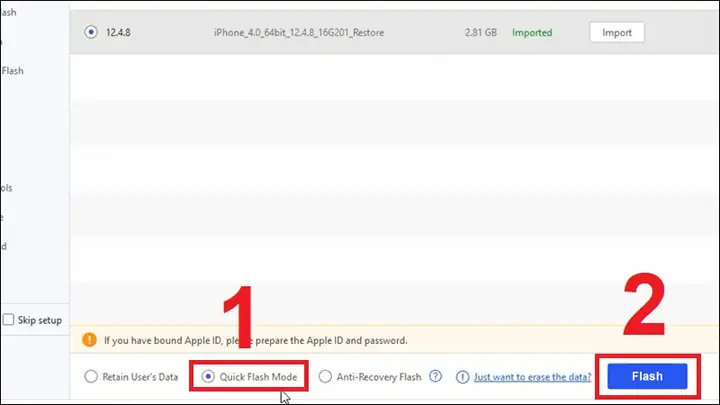 Chạy Lại Iphone Bằng 3utools