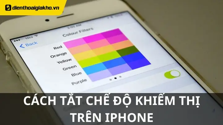 Chế Độ Khiếm Thị Iphone