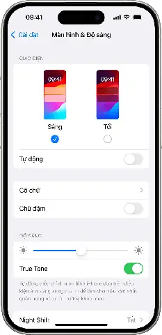 Chỉnh Nhiệt Độ Màu Iphone