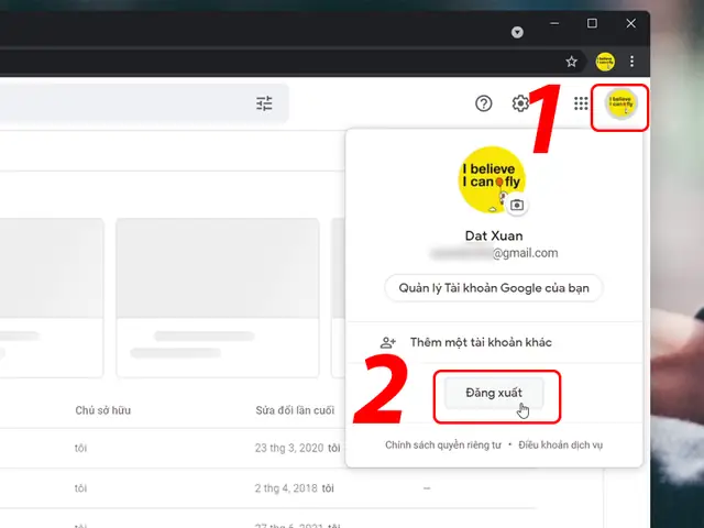 Đăng Xuất Google Drive Trên Iphone