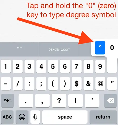 Degree Symbol On Keyboard Iphone Degree Symbol On Keyboard Iphone