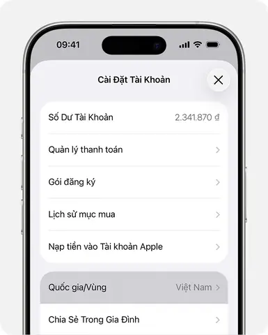 Đổi Vùng Quốc Gia Trên Iphone