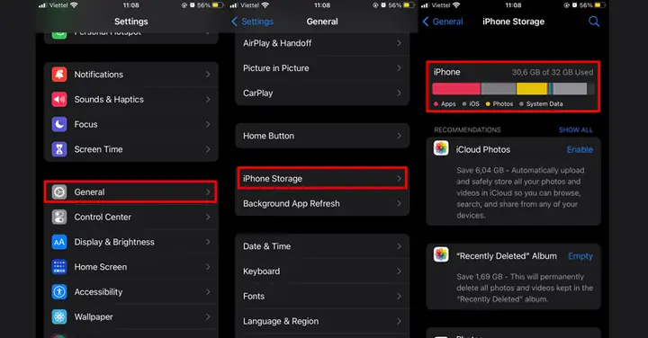 Dọn Dẹp Dữ Liệu Iphone