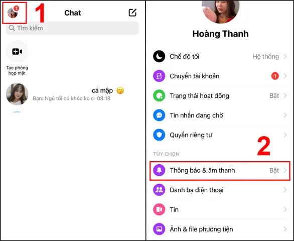 Đồng Bộ Messenger Trên Iphone