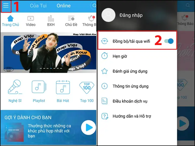 Đồng Bộ Nhaccuatui Vào Iphone