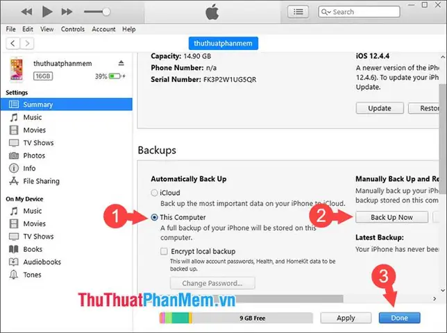 Đường Dẫn Lưu File Backup Iphone