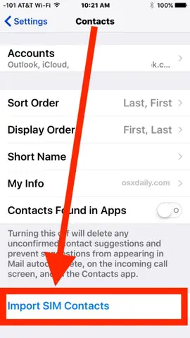 Export Contacts To Sim Iphone