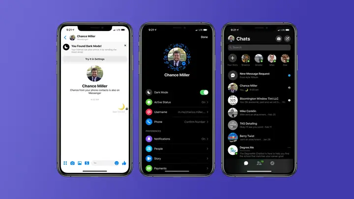 Facebook Messenger Dark Mode Iphone Facebook Messenger Dark Mode Iphone