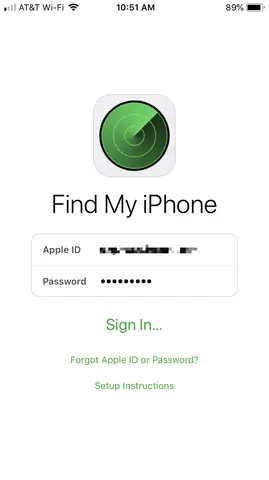 Find My Iphone Sign In