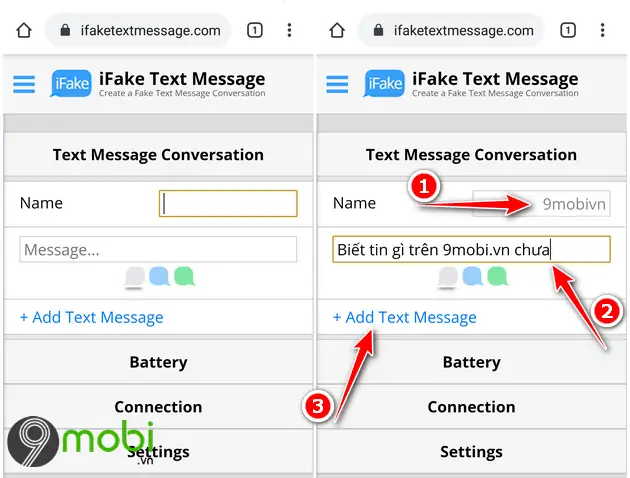 Giả Lập Tin Nhắn Iphone