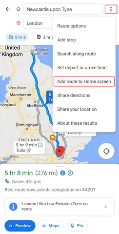 Google Maps Save Route Iphone