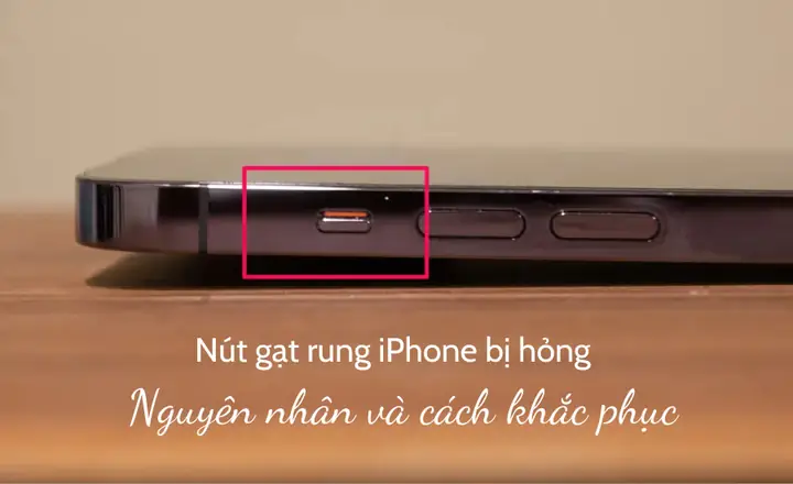 Hỏng Nút Gạt Rung Iphone