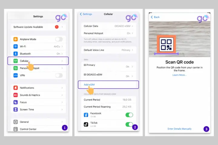 Hướng Dẫn Cài Esim Trên Iphone