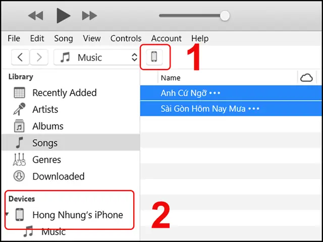 Hướng Dẫn Chép Nhạc Vào Iphone