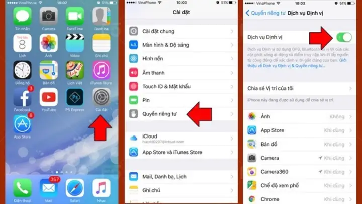 Hướng Dẫn Định Vị Trên Iphone