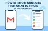 Cách Import Contacts Từ Gmail Sang Iphone: Hướng Dẫn Chi Tiết Từng Bước