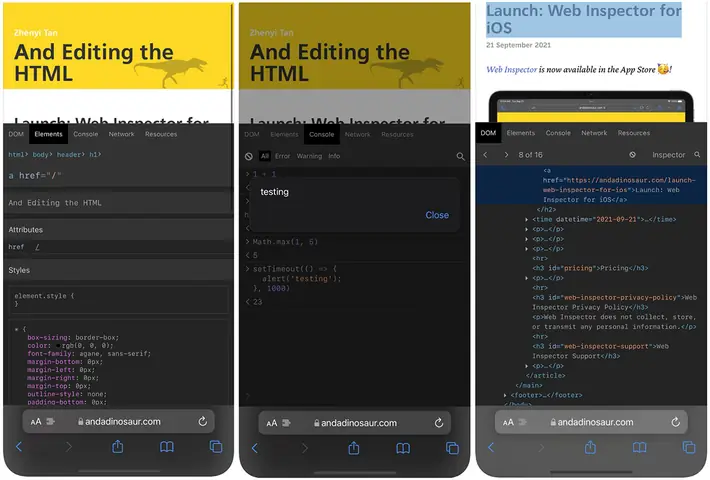Inspect Element Safari Iphone Without Computer