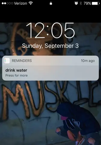 Iphone Reminders On Lock Screen