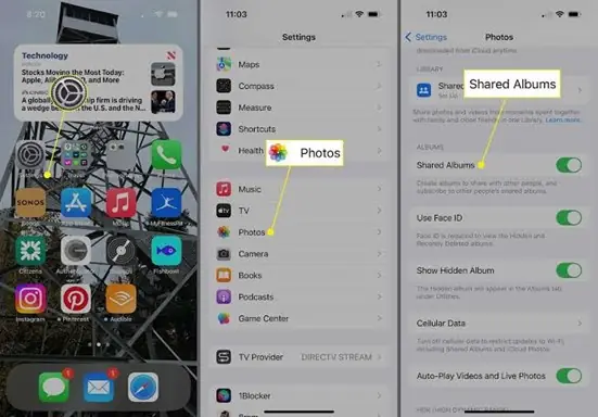 Iphone Shared Album Not Working