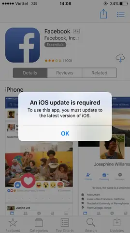 Không Cài Được Facebook Trên Iphone