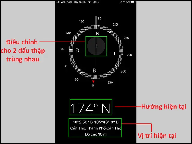 Ký Hiệu La Bàn Trên Iphone
