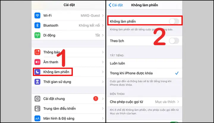 Lỗi Không Gọi Được Trên Iphone