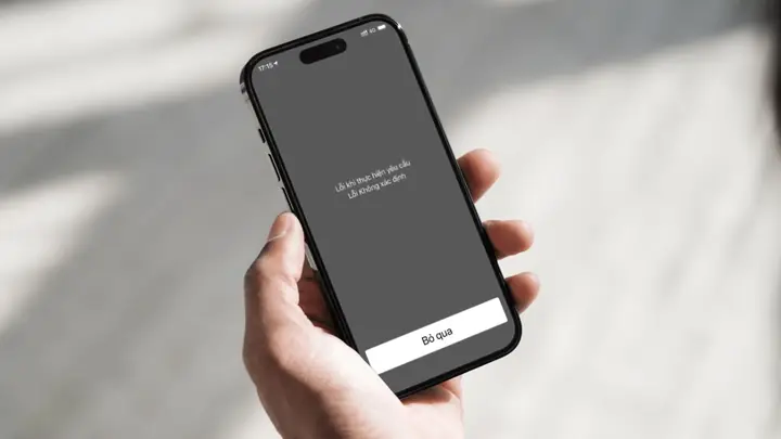 Lỗi Không Xác Định Iphone
