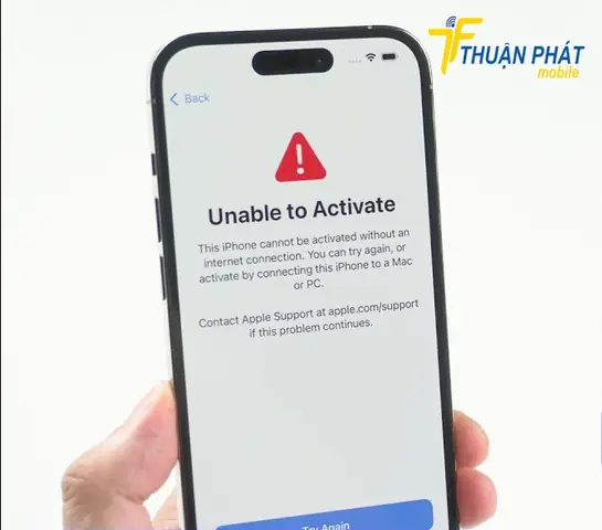 Lỗi Unable To Activate Iphone