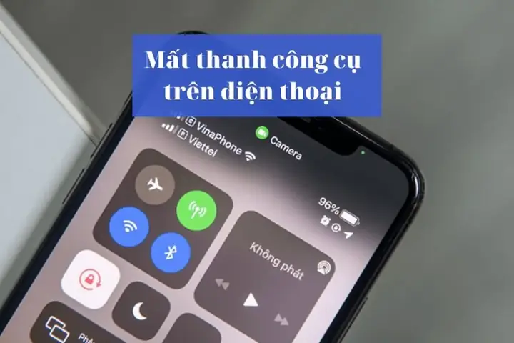 Mất Thanh Công Cụ Trên Iphone