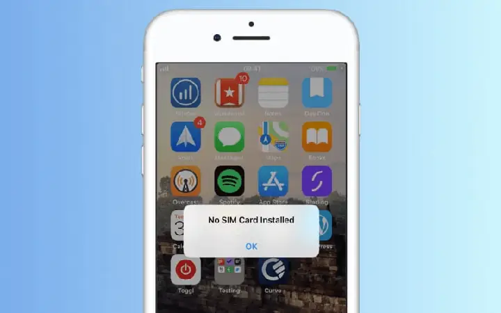 Máy Không Nhận Sim Iphone