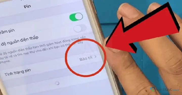 Pin Iphone Hiện Bảo Trì