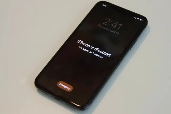 Quên Mật Khẩu Giới Hạn Iphone