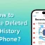 Cách Khôi Phục Lịch Sử Cuộc Gọi Đã Xóa Trên Iphone: Hướng Dẫn Chi Tiết Từ A Đến Z