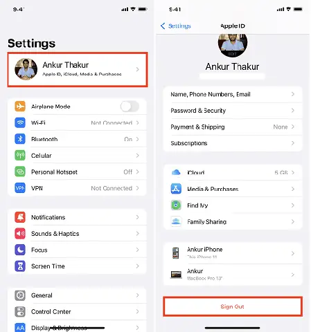 Sign Out Icloud Iphone Without Password