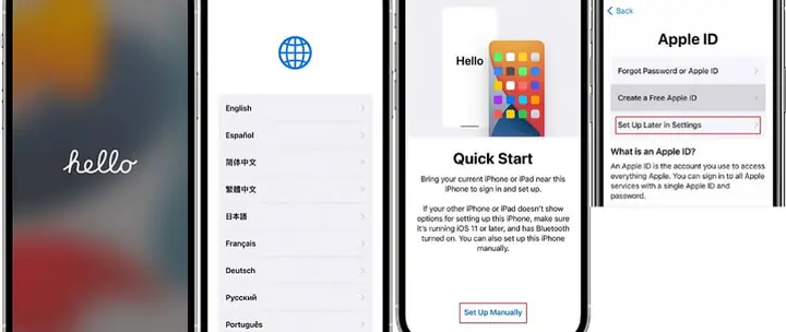 Skip Apple Id Setup Iphone