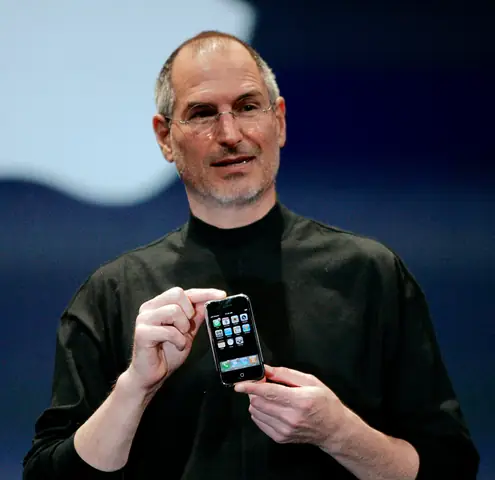 Steve Jobs Introduces First Iphone
