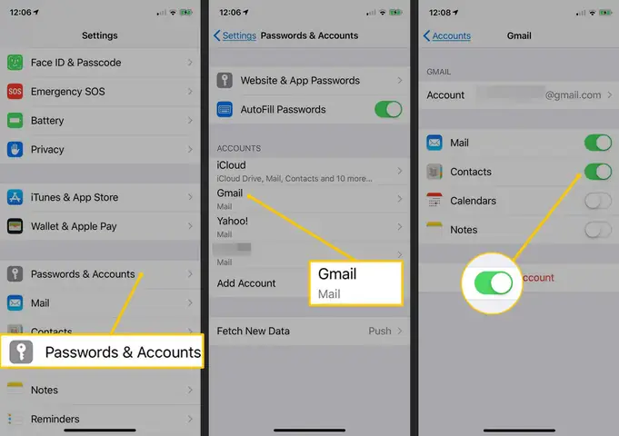Sync Google Account To Iphone