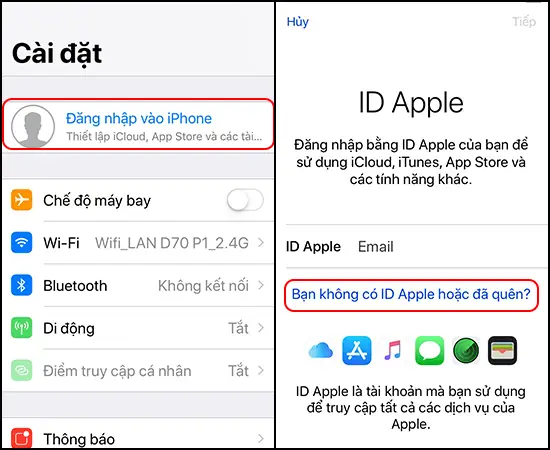 Tạo Tài Khoản Icloud Trên Iphone