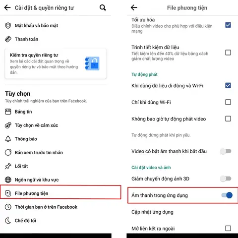 Tắt Âm Facebook Trên Iphone