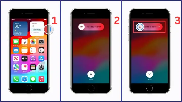 Tắt Nguồn Iphone Bằng Phím Cứng