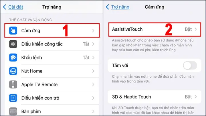 Tắt Nút Home Ảo Trên Iphone