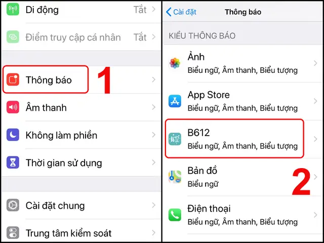 Tắt Thông Báo Trên Iphone