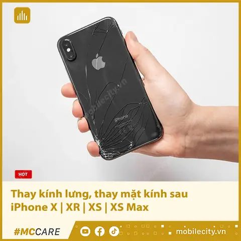 Thay Kính Ốp Lưng Iphone X
